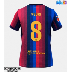 Barcelona Pedri Gonzalez #8 Domácí Dres 2026-27 Krátký Rukáv